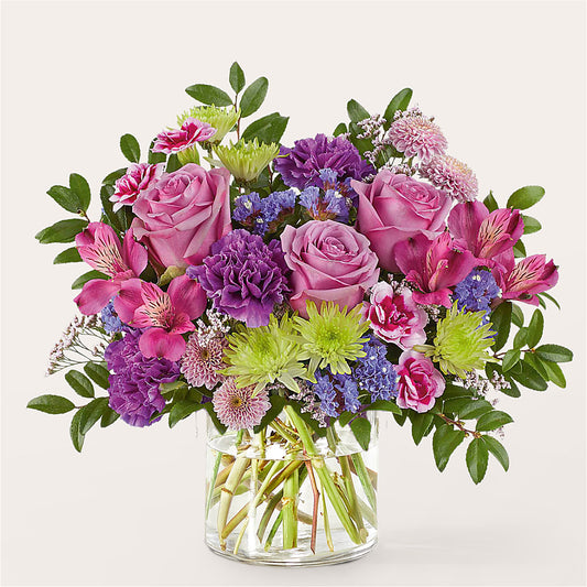 Glass Half Full Bouquet –  Flowers By Lorena, Chino CA
