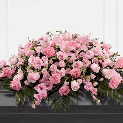 Garden of Comfort Casket Spray (Standard) –  Flowers By Lorena, Chino CA