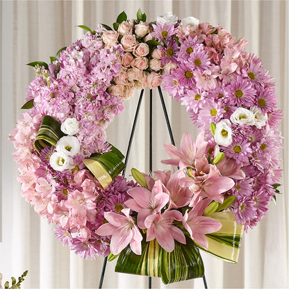 Gift of Warmth Wreath –  Flowers By Lorena, Chino CA