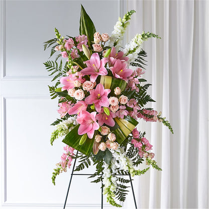 Elegant Embrace Standing Spray –  Flowers By Lorena, Chino CA