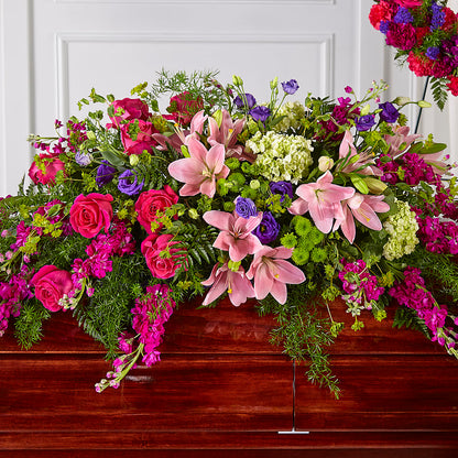 Radiant Tribute Casket Spray –  Flowers By Lorena, Chino CA