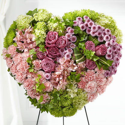 Heartwarming Standing Heart –  Flowers By Lorena, Chino CA