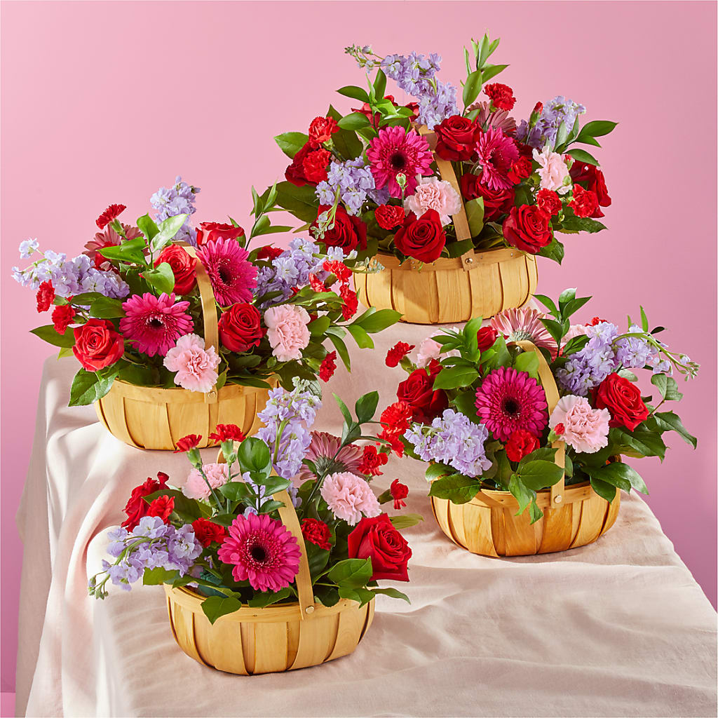 Pink Picnic Basket –  Flowers By Lorena, Chino CA