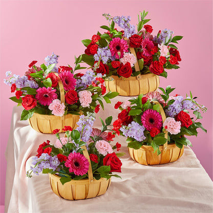Pink Picnic Basket –  Flowers By Lorena, Chino CA