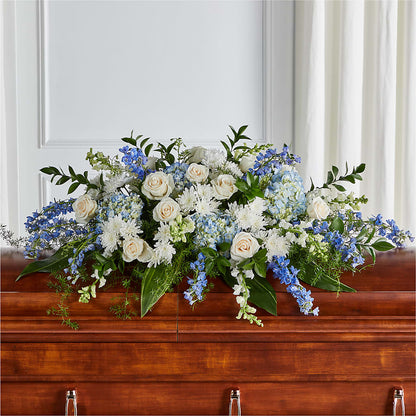 Timeless Essence Casket Spray –  Flowers By Lorena, Chino CA