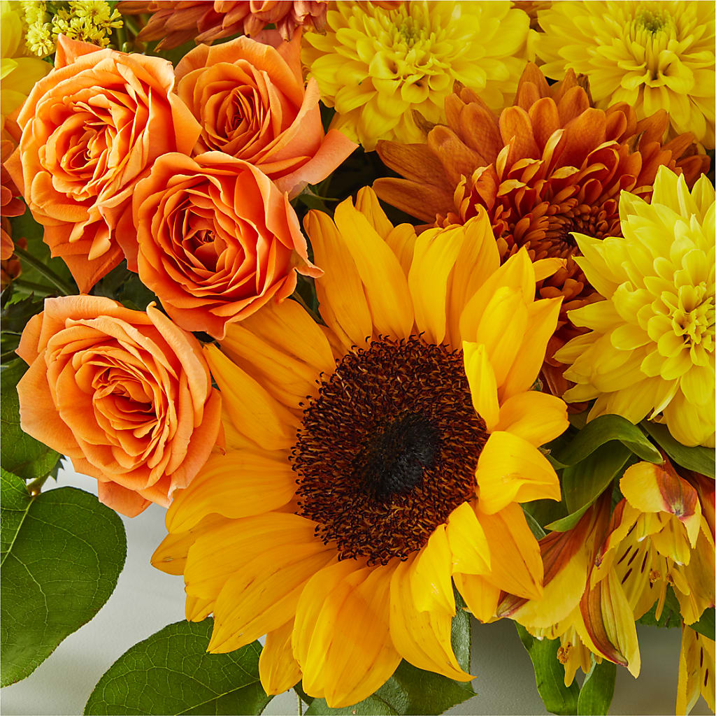 Autumn Harmony Centerpiece –  Flowers By Lorena, Chino CA