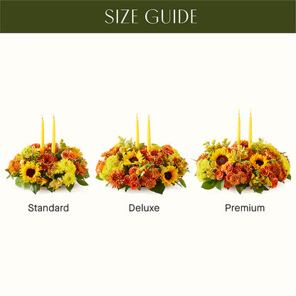 Autumn Harmony Centerpiece –  Flowers By Lorena, Chino CA