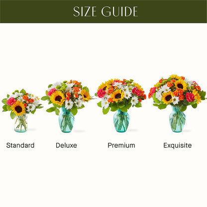 Sun-drenched Blooms Bouquet –  Flowers By Lorena, Chino CA