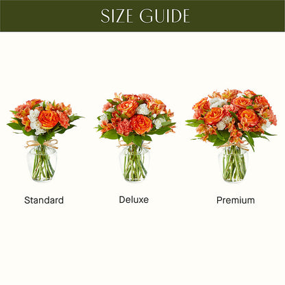 Apricot Glow Bouquet –  Flowers By Lorena, Chino CA