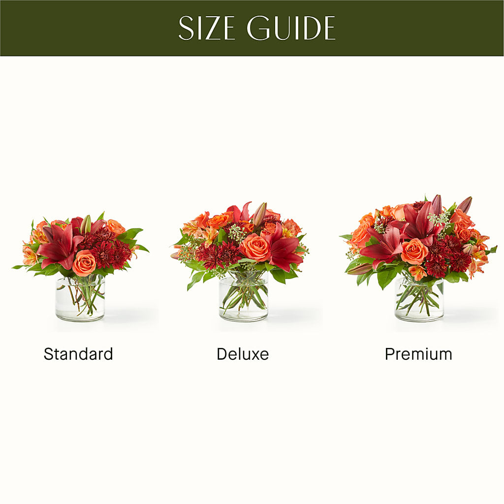 Crimson Leaves Bouquet –  Flowers By Lorena, Chino CA