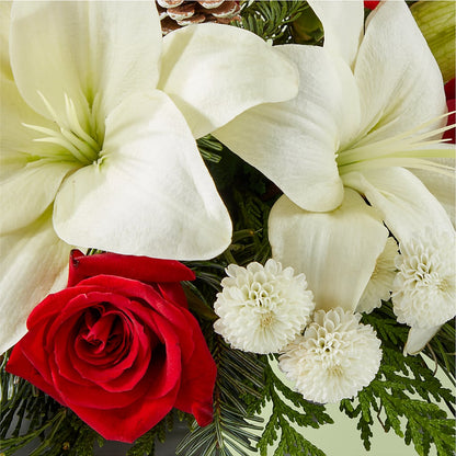 Seasonal Festivities Centerpiece –  Flowers By Lorena, Chino CA