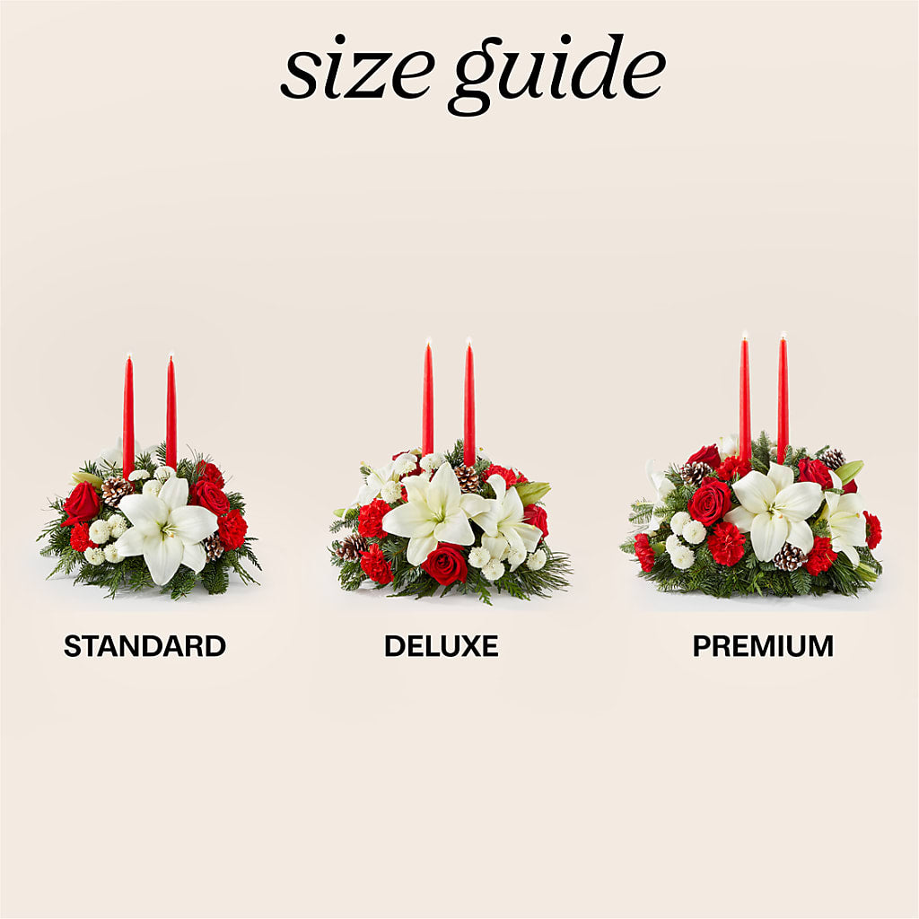 Seasonal Festivities Centerpiece –  Flowers By Lorena, Chino CA