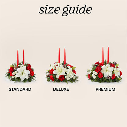 Seasonal Festivities Centerpiece –  Flowers By Lorena, Chino CA