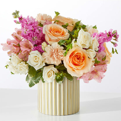 Paradise Bouquet with Ivory Vase –  Flowers By Lorena, Chino CA