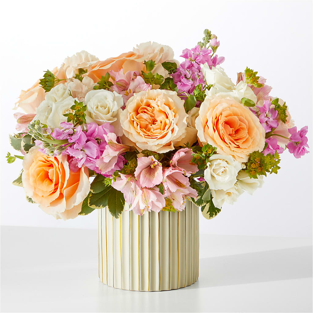 Paradise Bouquet with Ivory Vase –  Flowers By Lorena, Chino CA