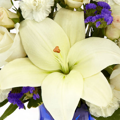 Sapphire Rush Bouquet –  Flowers By Lorena, Chino CA