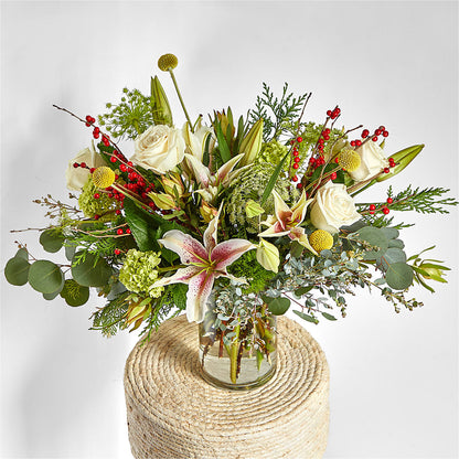 Berry & Bright Bouquet –  Flowers By Lorena, Chino CA