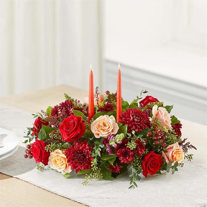Most Thankful Centerpiece –  Flowers By Lorena, Chino CA