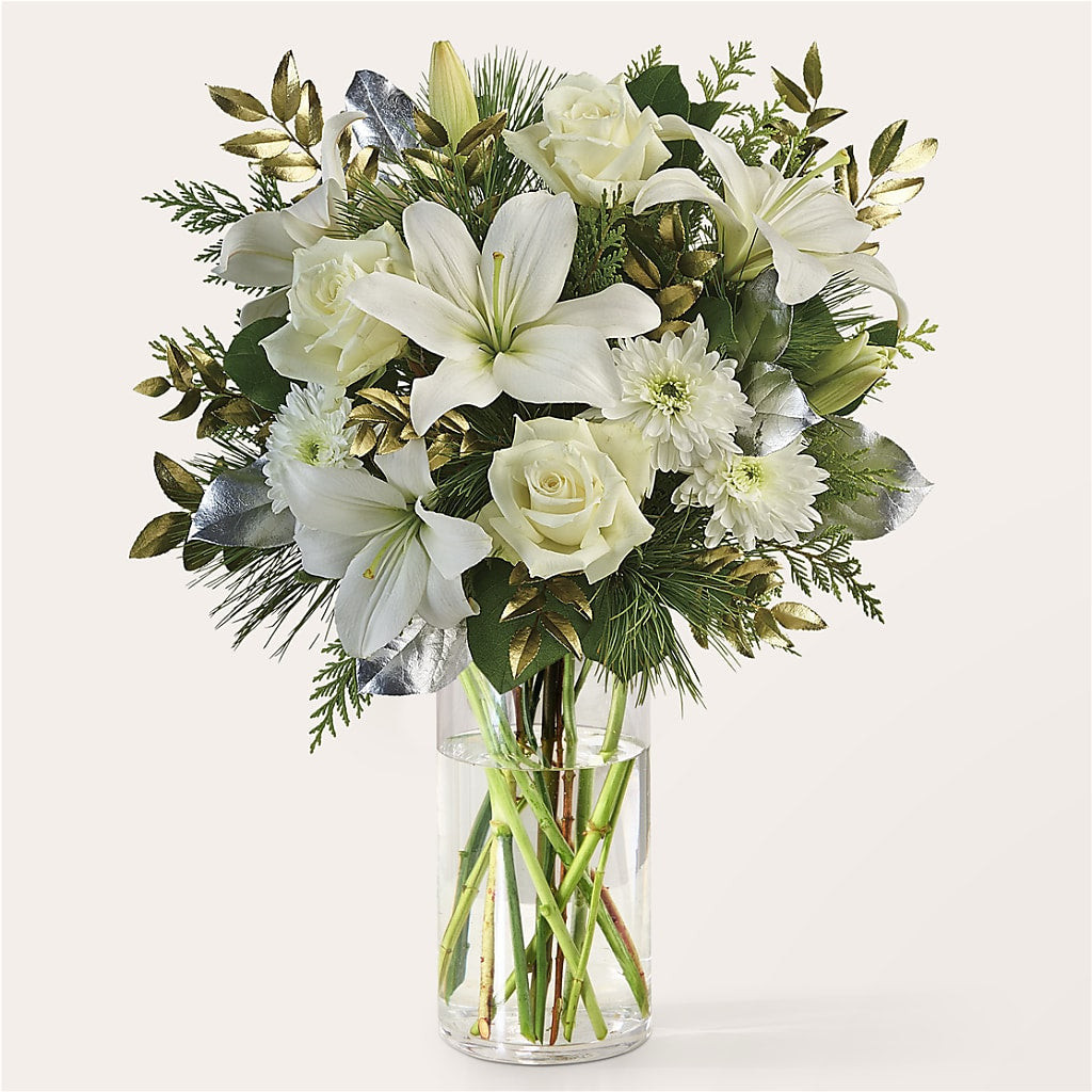 Wintry Mix Bouquet –  Flowers By Lorena, Chino CA