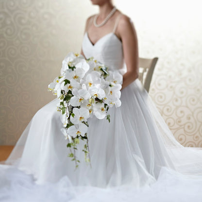 Classic White Bouquet –  Flowers By Lorena, Chino CA