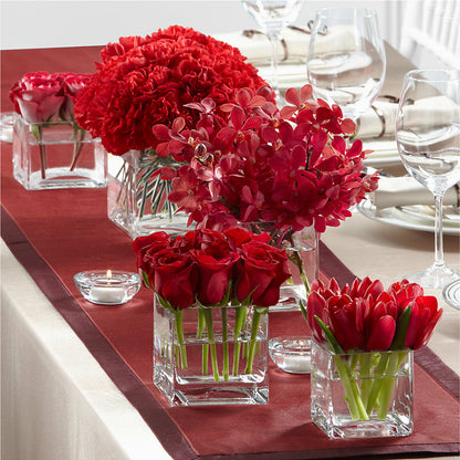Modern Grace Centerpiece –  Flowers By Lorena, Chino CA
