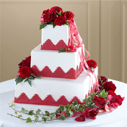 Forever Happiness Cake Decor –  Flowers By Lorena, Chino CA